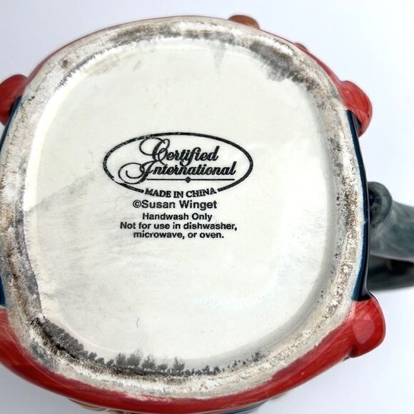 Certified International Susan Winget 3D Rocking Horse 20 oz Coffee Mug - Picture 7 of 8